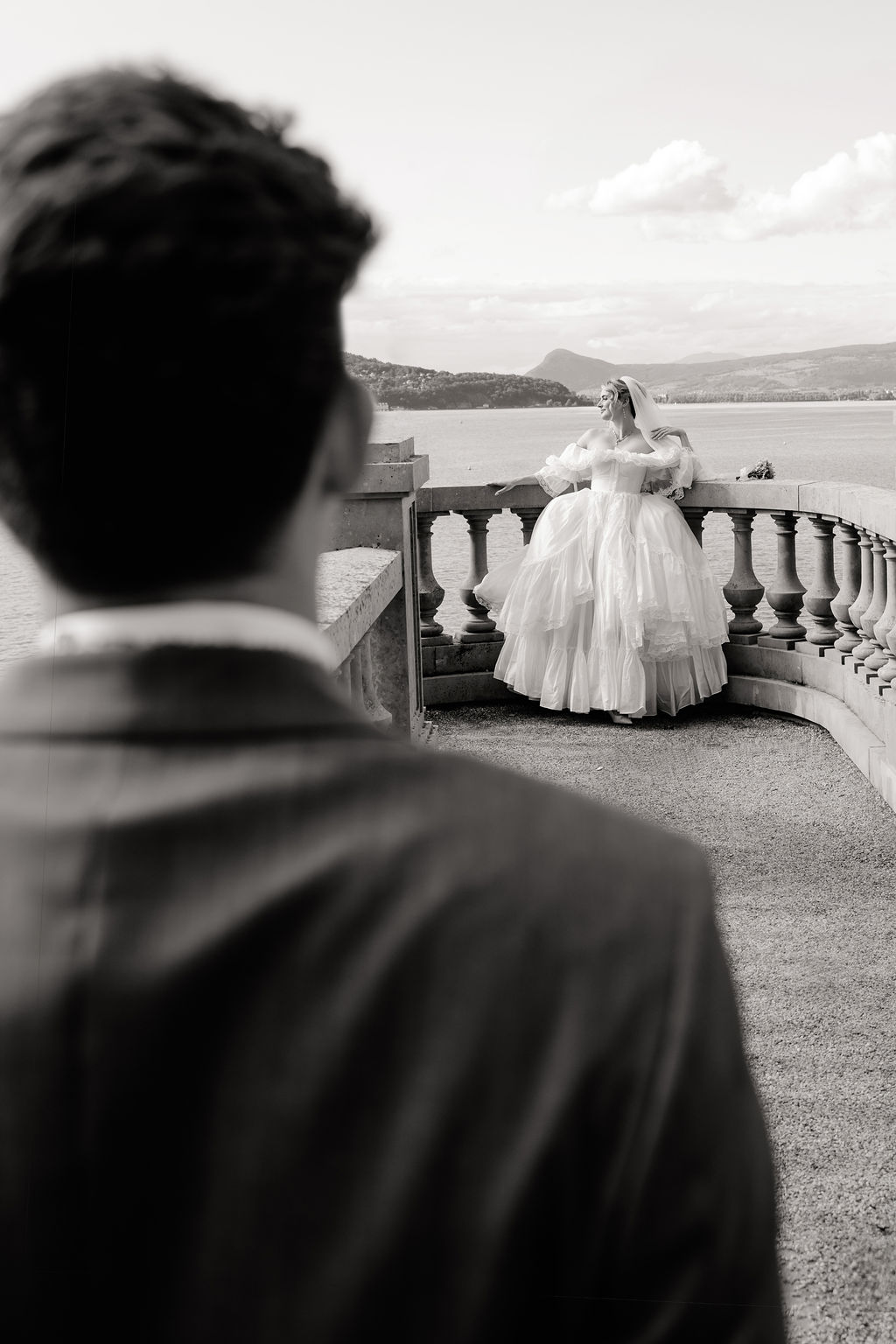 A Rococo Dream at Lake Annecy: Madeline & Mike’s Intimate Elopement